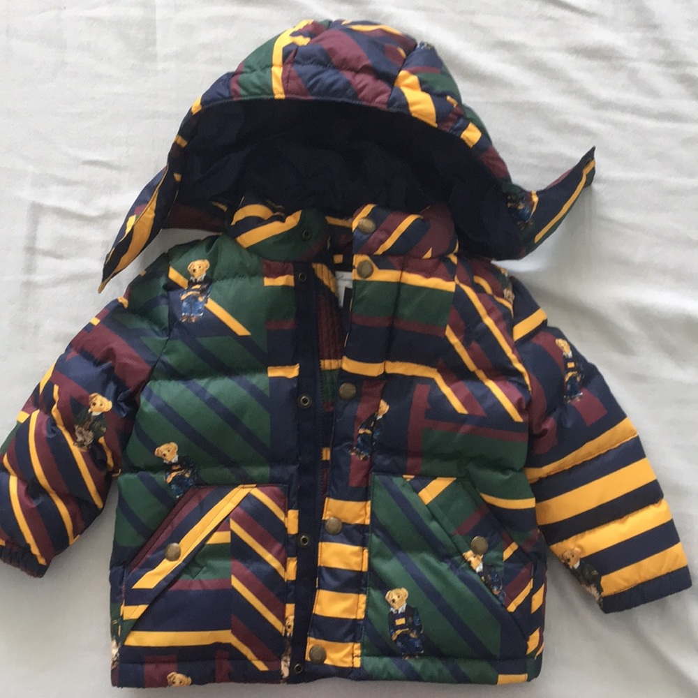 Polo Ralph Lauren Teddy Bear puffer coat 24M